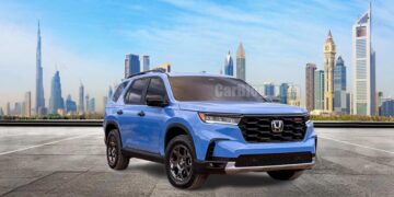 2023 honda pilot uae dubai skyline