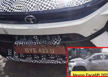 Tata Nexon Facelift Front Profile Leaked