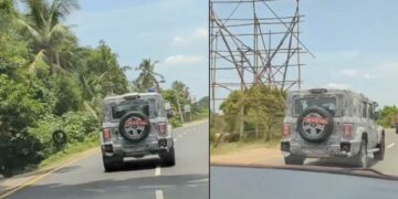 5-door mahindra thar camouflage