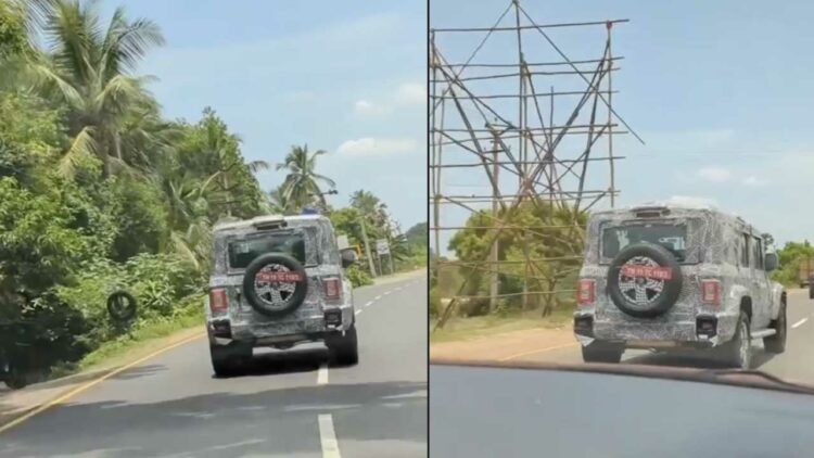 5 door Mahindra Thar Camouflage