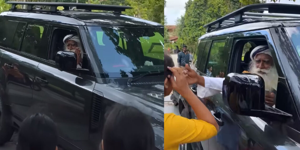 Sadhguru Gets Brand new Land Rover Defender Worth Rs 25 Crore