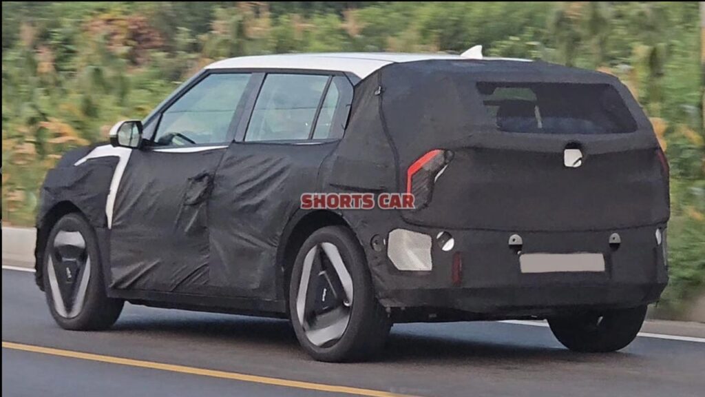 Kia Ev4 Rear Three Quarters Spy Image