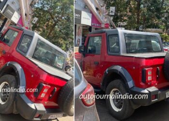 Mahindra Thar Modified into Pickup Truck