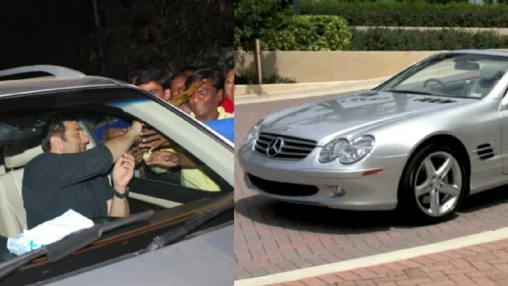 Sunny Deol in Mercedes benz Sl500