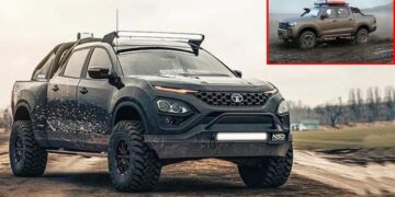 tata harrier pickup Mahindra-global pikup concept rival