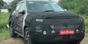 2024 Hyundai Creta Facelift Spied Camouflaged