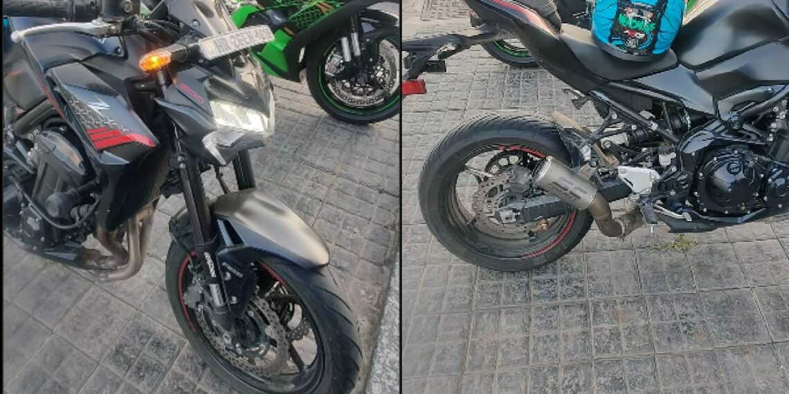 Bajaj Pulsar 200 Modified into Kawasaki Z900