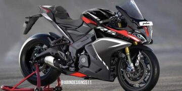 Bajaj Pulsar Rs1200 Concept Rendering