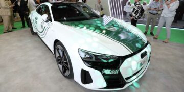 Dubai Police Audi E tron