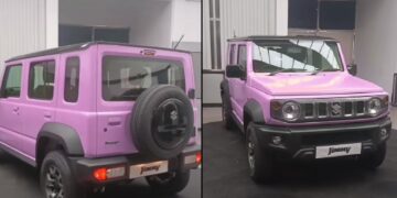 First Pink Maruti Jimny