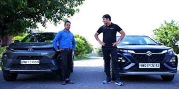 new tata nexon vs maruti fronx drag race comparison