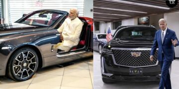 Pm Narendra Modi Vs Joe Biden Car Collection