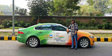 Gujarat Man Modifies Jaguar Xf to Celebrate G20 Summit