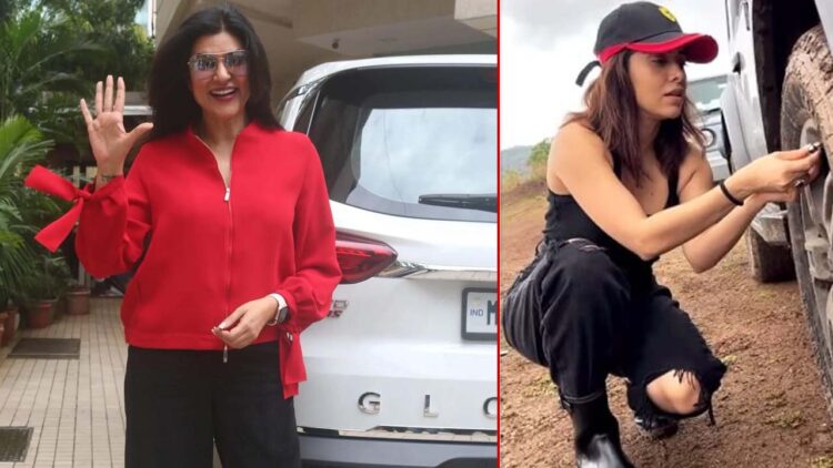 Sushmita Sen Mg Gloster nushrratt Bharuccha Mahindra Thar