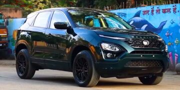 Tata Harrier Bentley Viridian Green Paint