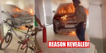 tata safari fire incident reason