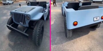 Willys Jeep EV Retro