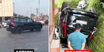 youtuber mahindra scorpio n falls road