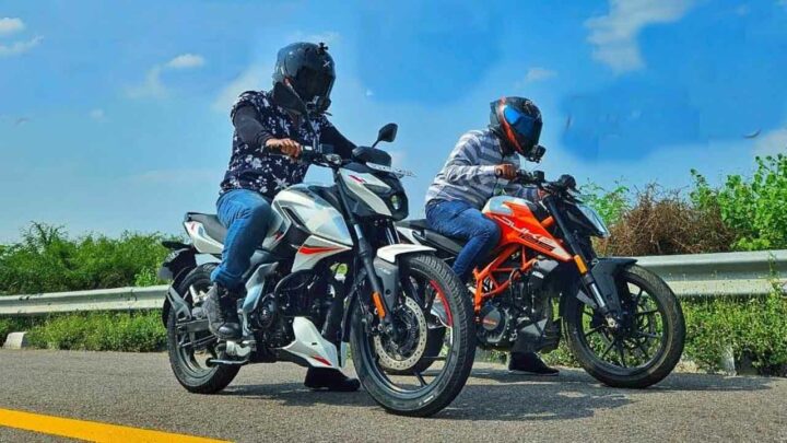 Bajaj Pulsar N Vs Ktm Duke Long Drag Race Car Blog India