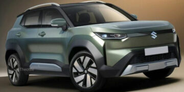 Production-Spec Maruti Suzuki eVX Electric SUV Render Surfaces Online