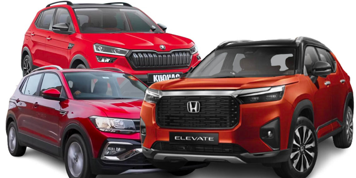 Honda Elevate Vs Skoda Kushaq Vs Vw Taigun September Sales