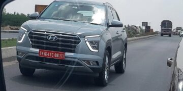 hyundai creta ev front three quarters