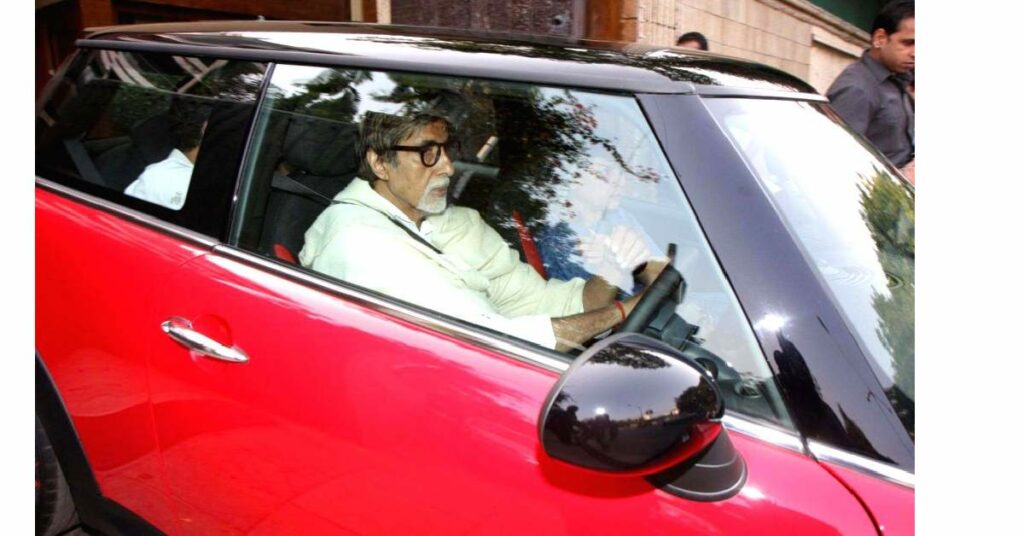 Amitabh Bachchan Mini Cooper S