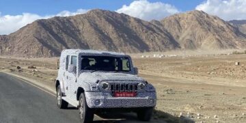 mahindra thar 5-door bi-xenon headlamp