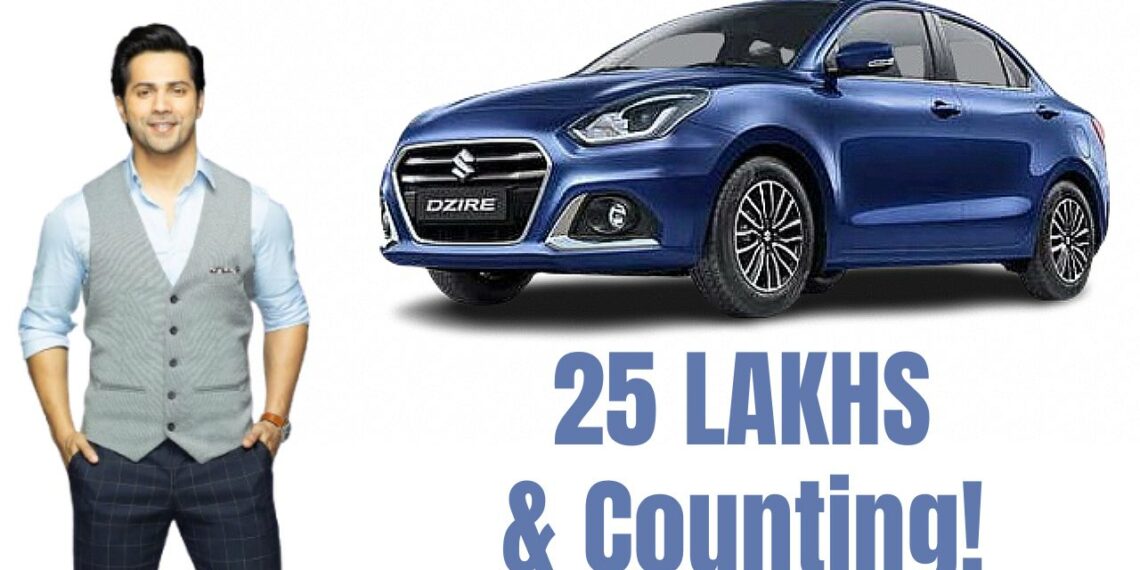 Maruti Dzire Varun Dhawan