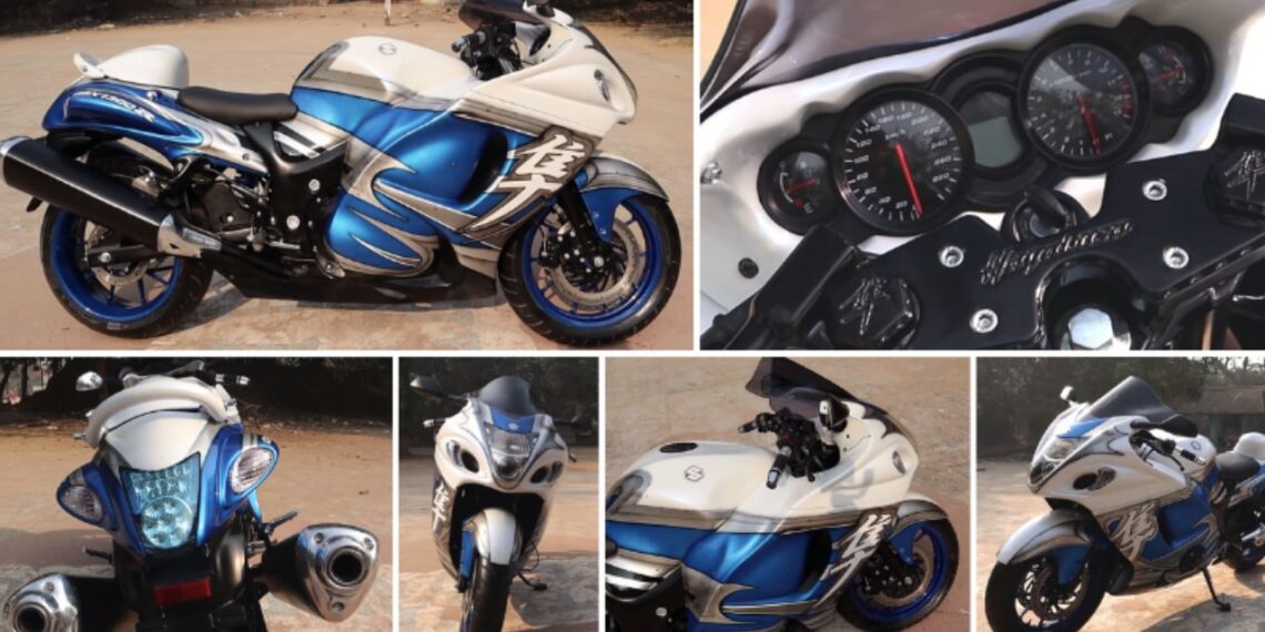 Modified Bajaj Pulsar 220 to Suzuki Hayabusa Transformation