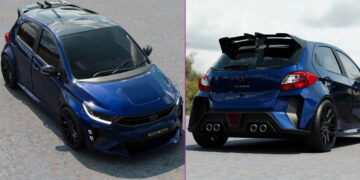 Modified Tata Tiago Widebody Kit