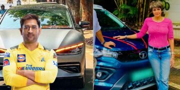 ms dhoni kia ev6 mandira bedi tata nexon ev