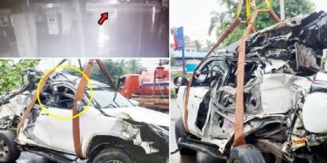 Overspeeding Toyota Fortuner Accident