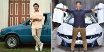 sachin tendulkar maruti 800 bmw i8