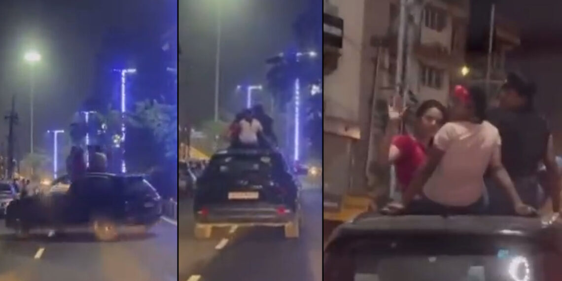 Reckless Girls Sit On Roof Of Moving Hyundai Creta [Video]