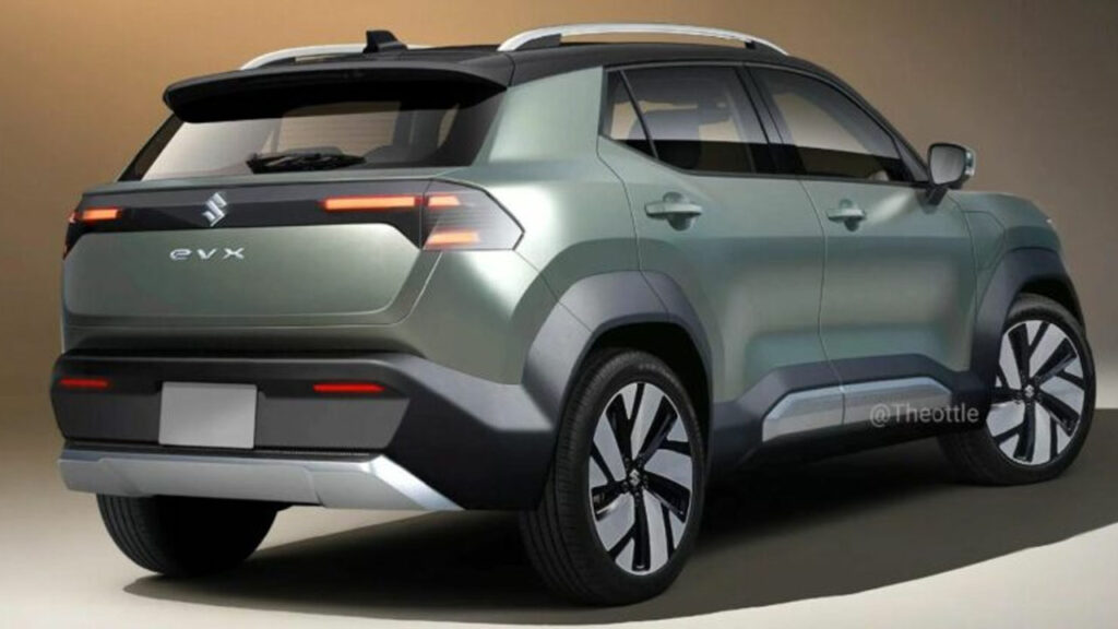 Production spec Maruti Suzuki Evx Electric Suv Render Surfaces Online