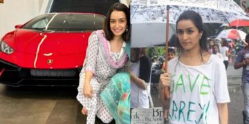 shraddha kapoor lamborghini huracan arey car shed