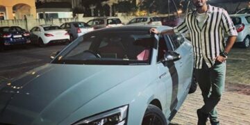 Shreyas Iyer with Audi S5