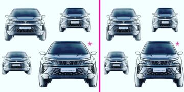 Tata Harrier Design Sketches