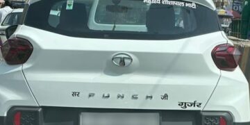 Tata Punch Fined Stickers