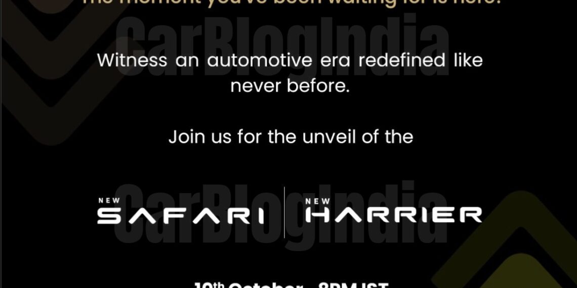 tata safari harrier release date