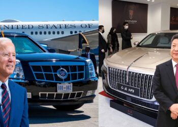 Comparing the Cars of Joe Biden and Xi Jinping - Beast vs Red Flag!