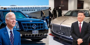 Comparing the Cars of Joe Biden and Xi Jinping - Beast vs Red Flag!