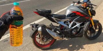 TVS Apache RTR 310 1 Lite Mileage Test