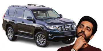 ayushmann khurana toyota land cruiser prado