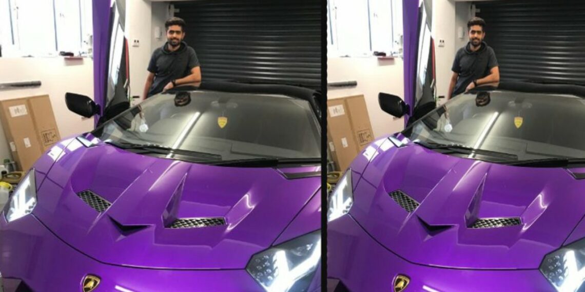 Babar Azam Lamborghini Aventador