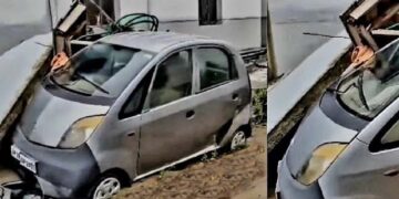 brick wall falls tata nano