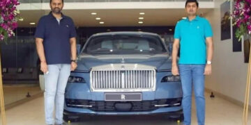 Chennai builder rolls royce spectre delivery chappal