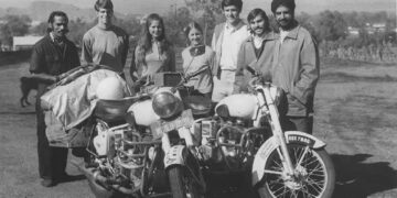 First Indians To Travel World on RE Bullet in 1972