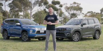 mahindra scorpio vs mitsubishi pajero sport australia